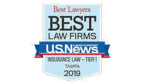 Best Law Firms Insurance Law - Tier 1 - Tampa 2019