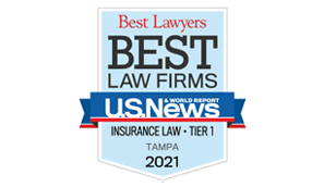 Best Lawyers | Best Law Firms | U.S.News & World Report | Insurance Law. Tier 1 | Tampa 2021